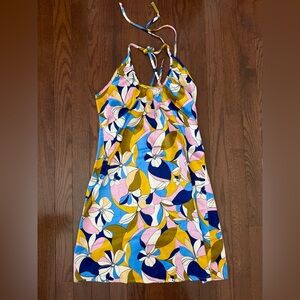 NWT - Y2K-style Floral Halter Dress